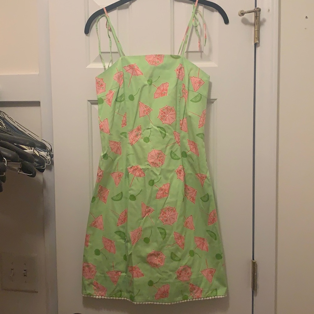 Lilly Pulitzer Size 4 Singapore Sling Patterned Dress